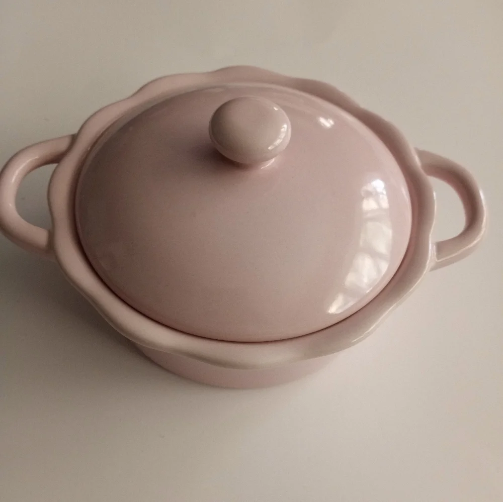 Martha Stewart Pink Stoneware 4 1/2